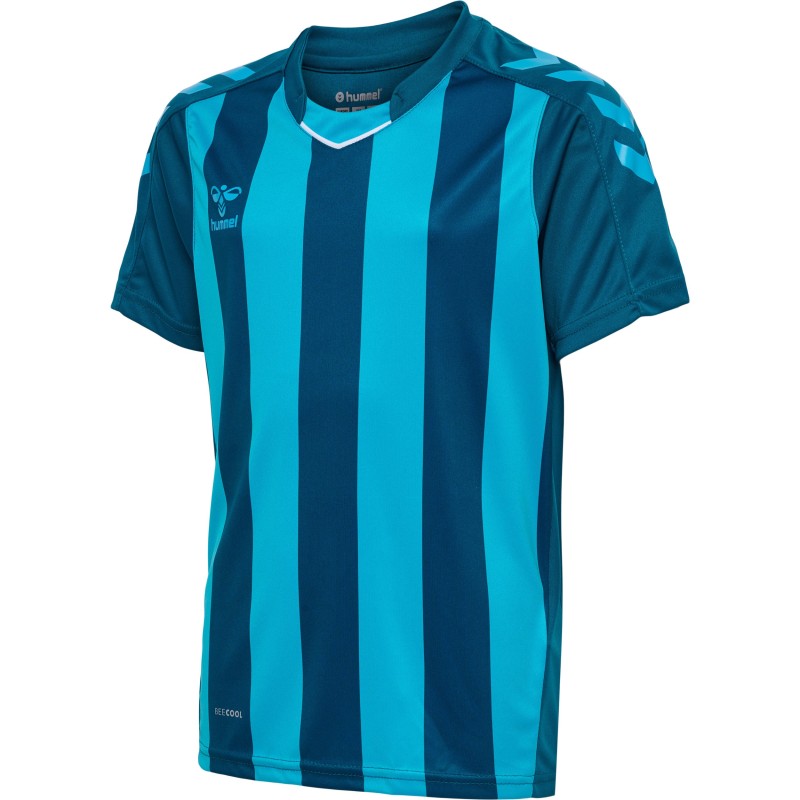 hmlCORE XK STRIPED JERSEY S/S KIDS / Interlock-Stoff
