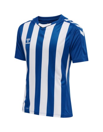 hmlCORE XK STRIPED JERSEY S/S / Interlock-Stoff