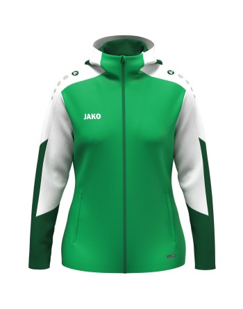 Kapuzenjacke Dynamic Damen / Polyester-Interlock-Fleece