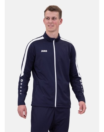 Polyesterjacke Power / Matt-Polyester-Tricot