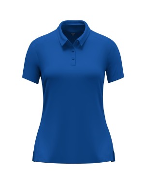 Polo Uni Damen / Polyester-Piquet