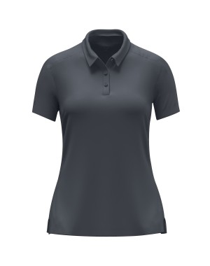 Polo Uni Damen / Polyester-Piquet