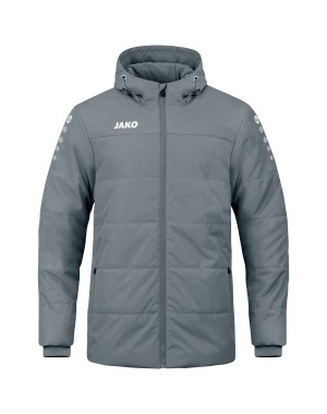Coachjacke Team mit Kapuze / Polyester-Ribstop