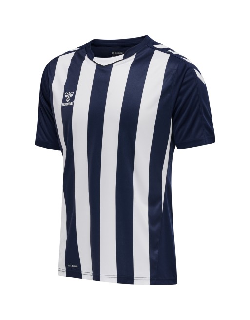 hmlCORE XK STRIPED JERSEY S/S / Interlock-Stoff