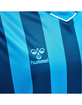 hmlCORE XK STRIPED JERSEY S/S / Interlock-Stoff